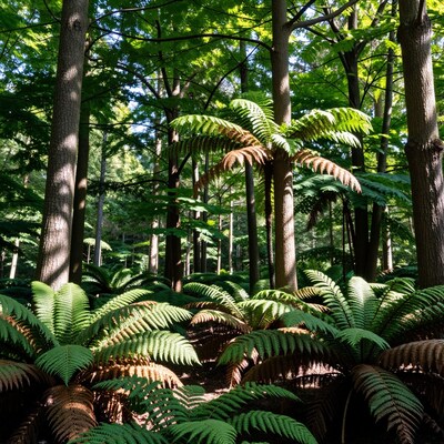 Lush Fern Forest