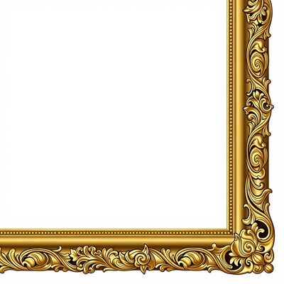 Ornate Gold Picture Frame