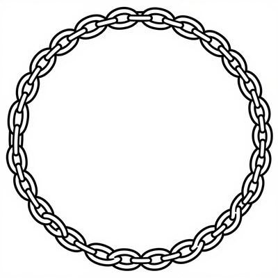 Chain Circle Frame