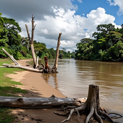 Amazon River Dead Trees