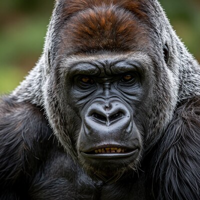 Close-up Gorilla Portrait