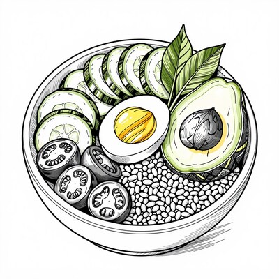 Healthy Avocado Bowl