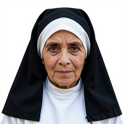 Elderly Nun Portrait