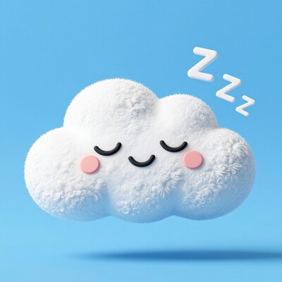 Sleeping Cloud Cartoon