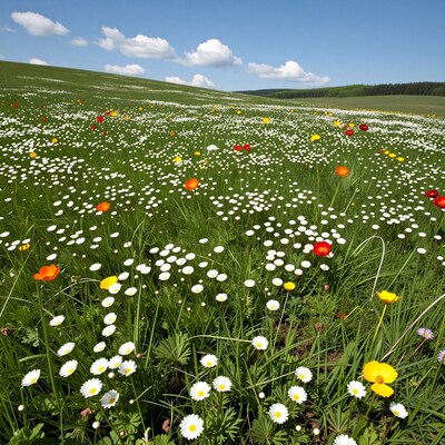 Wildflower Meadow Landscape