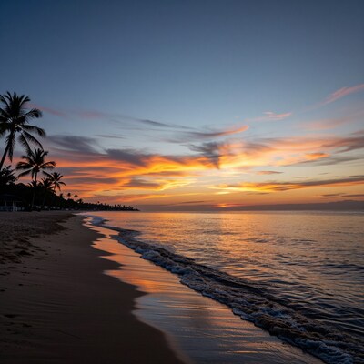 Tropical Beach Sunset