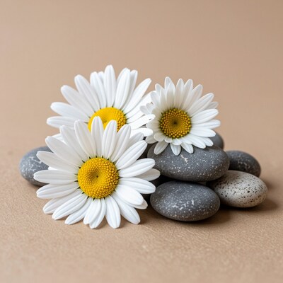 Daisies on Stones