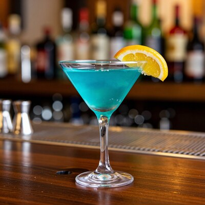 Blue Martini Cocktail
