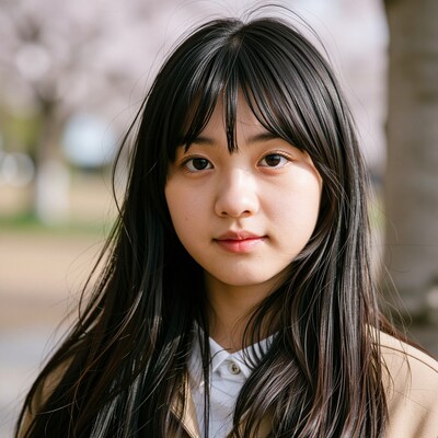 Young East Asian Woman Portrait