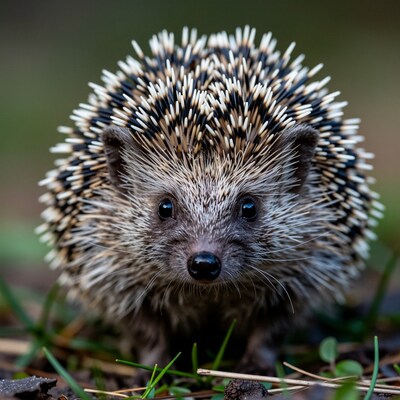 Cute Hedgehog Portrait