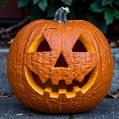 Carved Halloween Pumpkin