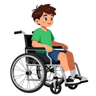 Boy in Wheelchair