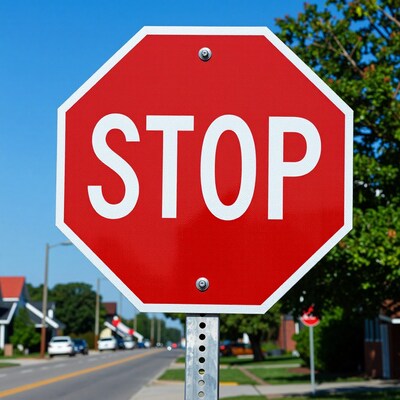 Red Stop Sign