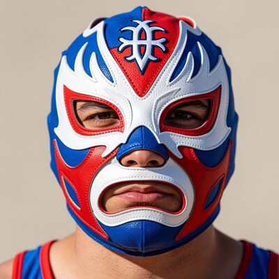 Luchador Mask Portrait