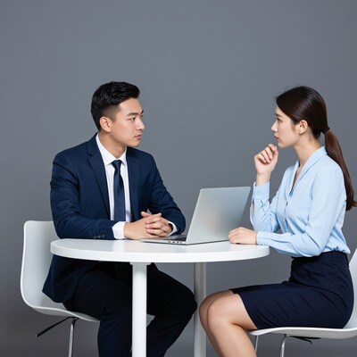 Asian business meeting