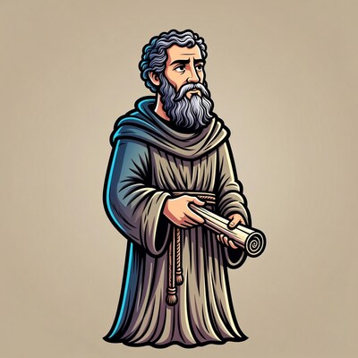 Saint Paul cartoon illustration