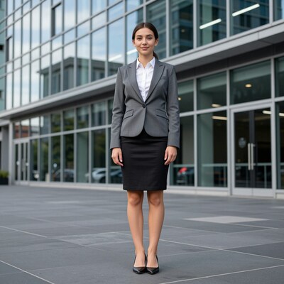 Professional businesswoman in suit