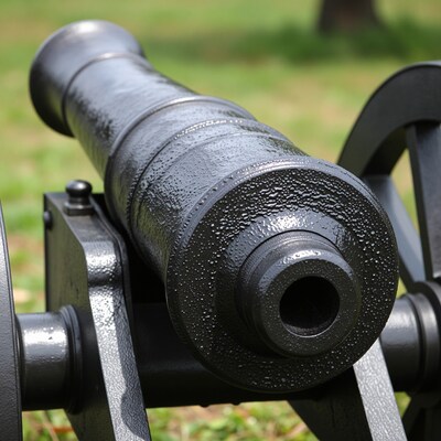 Black Cannon Closeup