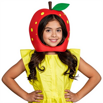 Girl in Apple Costume