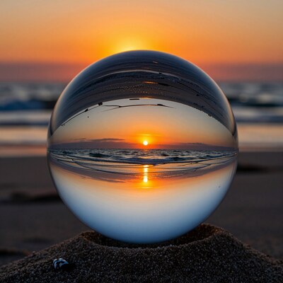 Crystal Ball Sunset Beach