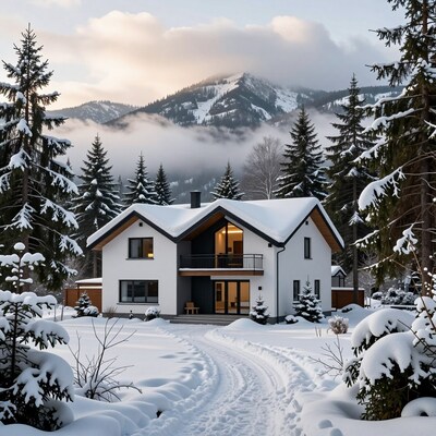 Snowy Mountain Chalet