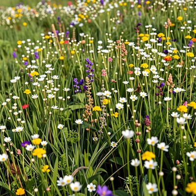Colorful Wildflower Meadow