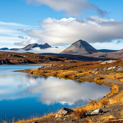 Mountain Lake Landscape