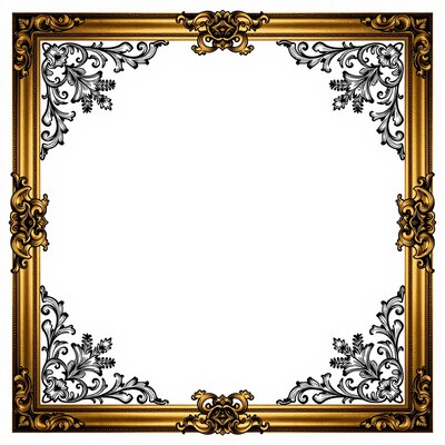 Ornate Gold Picture Frame