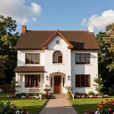 Charming Two-Story White House