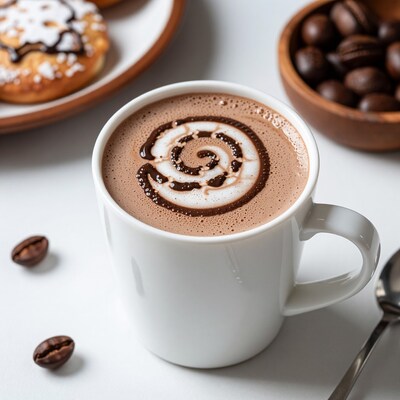 Hot Chocolate with Swirl Foam
