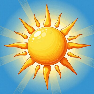 Cartoon Sun Illustration