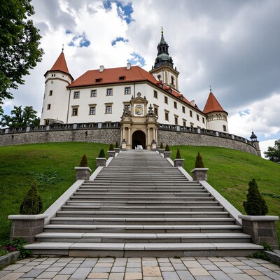 Czech Castle Grand Staircase
