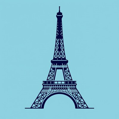 Eiffel Tower illustration