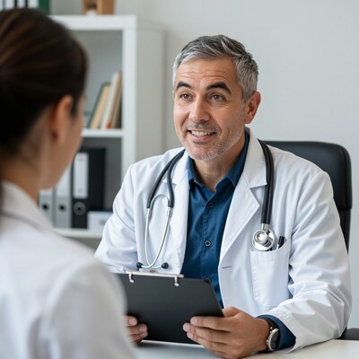 Male Doctor Consulting Patient