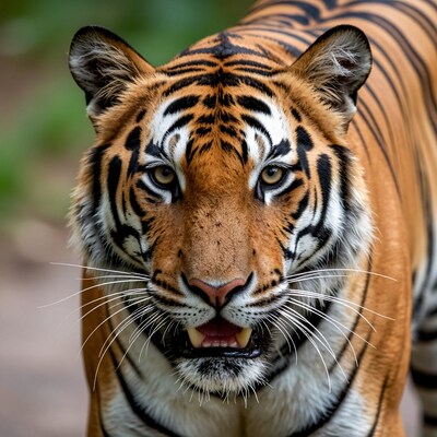 Close-up Tiger Face