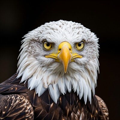 Bald Eagle Close-Up Portrait