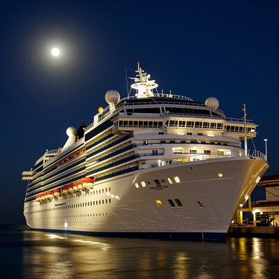 Cruise Ship at Night