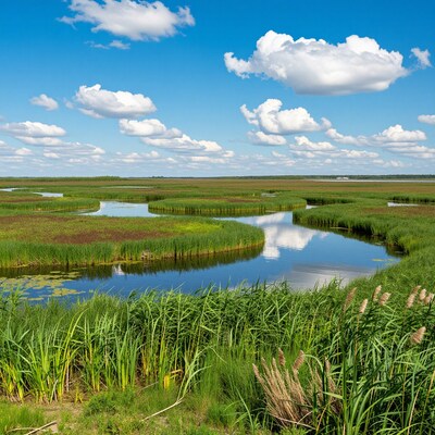 Wetland Marsh Landscape