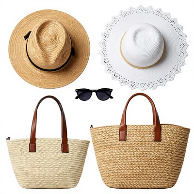 Summer Beach Hats and Bags