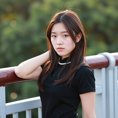 Young Asian Woman Portrait