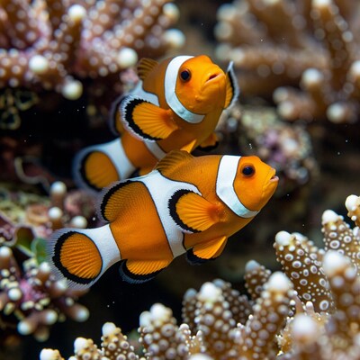 Clownfish on Coral Reef