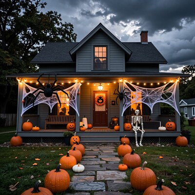 Halloween Decorated House