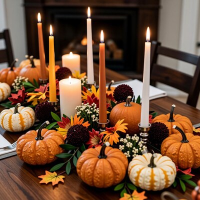 Autumn Thanksgiving Table Centerpiece