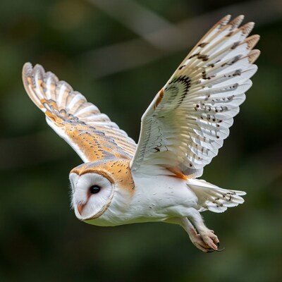 Barn Owl in Flight
