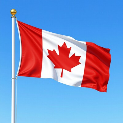 Canadian Flag Waving