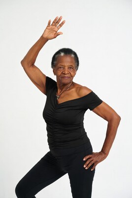 Elderly Black Woman Dancing