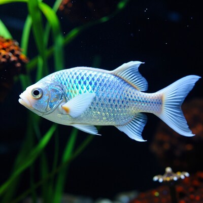 Iridescent Blue Fish