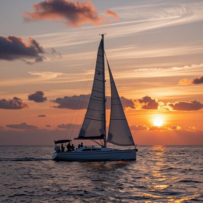 Sailboat at Sunset