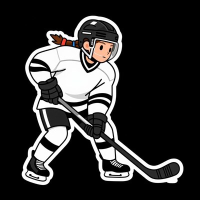 Female Ice Hockey Player