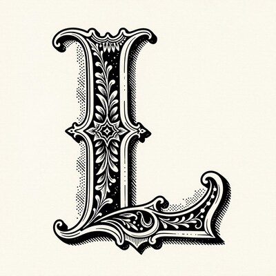Ornate Letter L
